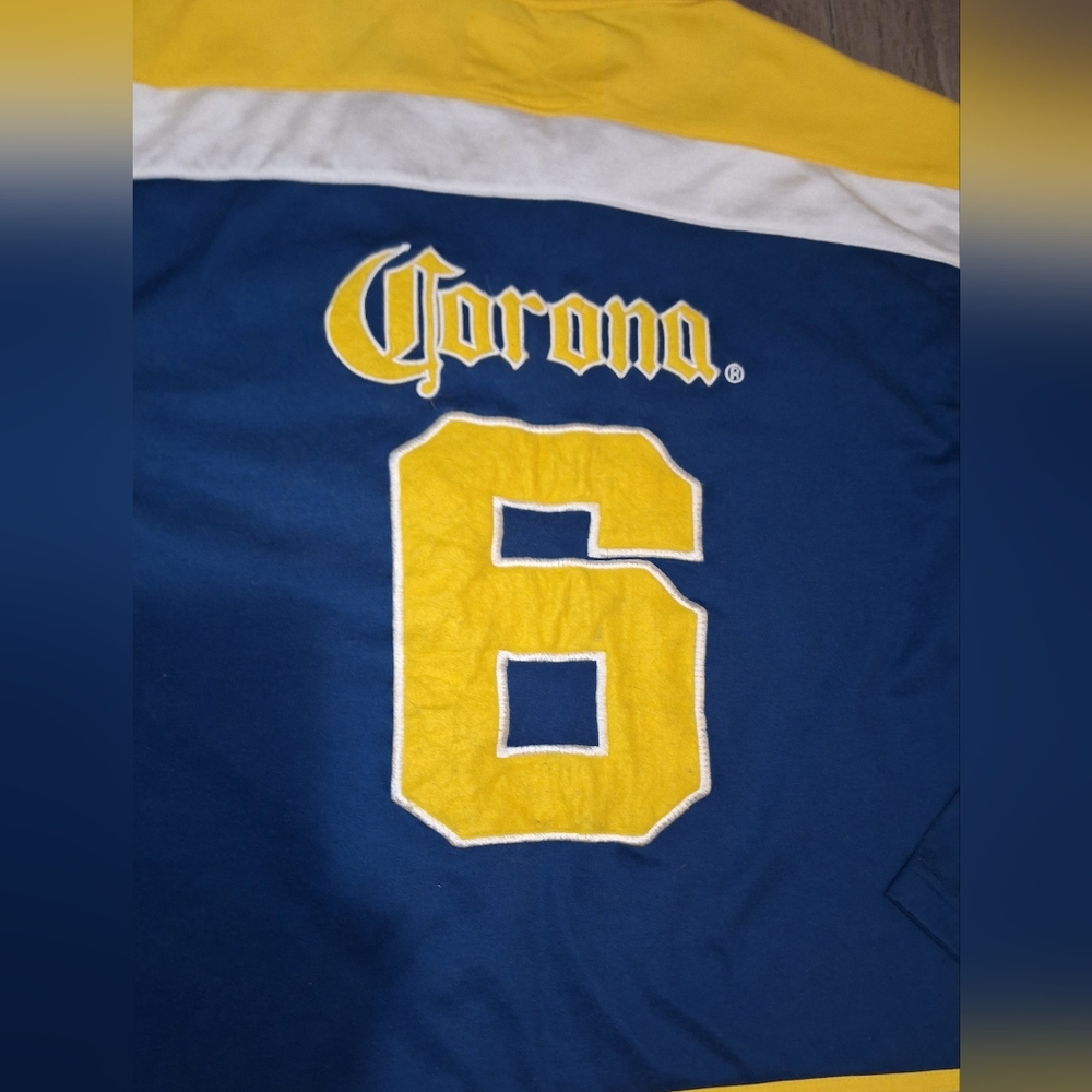 Vintage 90's Corona Hockey Jersey #6 Mens Size M Calhoun Sportswear - Picture 5 of 5